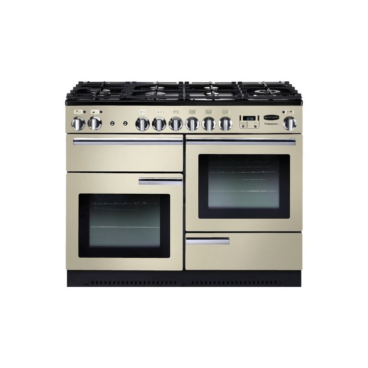 Rangemaster Professional Plus Dual Fuel Range Cooker 110cm Cream with Chrome Trim - PROP110DFFCR/C