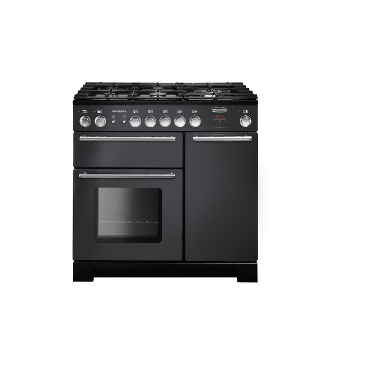 Rangemaster Infusion Dual Fuel Range Cooker 90cm Slate - INF90DFFSL