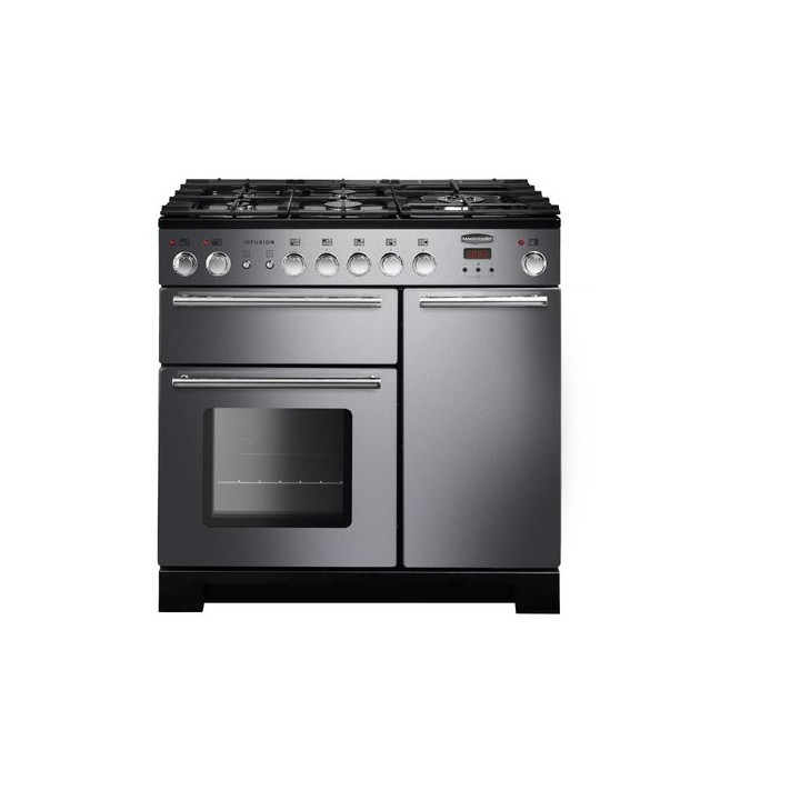 Rangemaster Infusion Dual Fuel Range Cooker 90cm Stainless Steel - INF90DFFSS