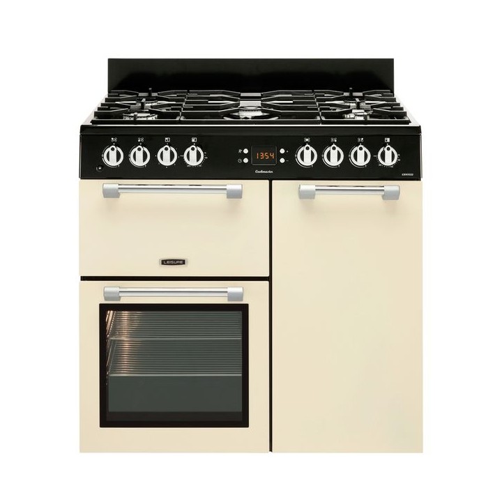 Leisure Cookmaster Dual Fuel Range Cooker Cream 90cm - CK90F232C