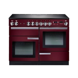 Rangemaster Professional Plus Induction Range Cooker 110cm Cranberry with Chrome Trim - PROP110EICY/C
