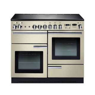 Rangemaster Professional Plus Induction Range Cooker 110cm Cream with Chrome Trim - PROP110EICR/C