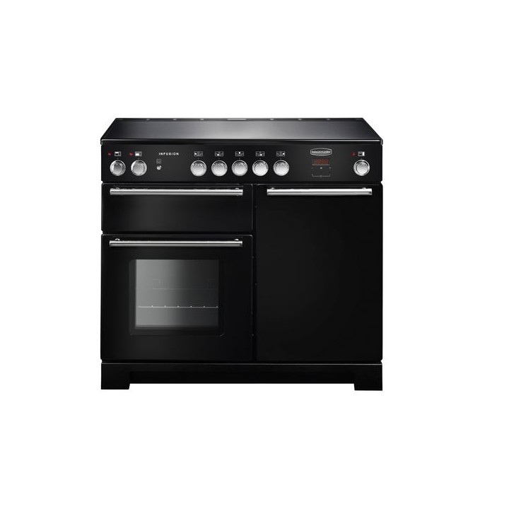 Rangemaster Infusion Induction Range Cooker 100cm Black - INF100EIBL