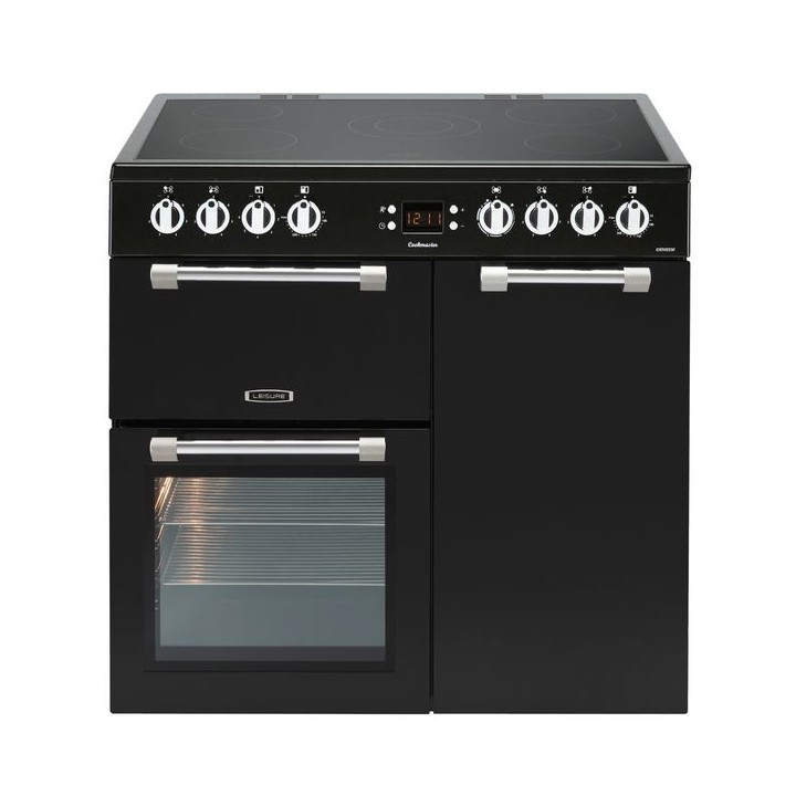 Leisure Cookmaster Electric Range Cooker Black 90cm - CK90C230K
