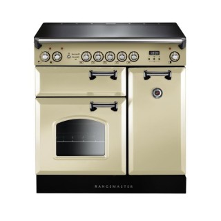 Rangemaster Classic Induction Range Cooker Cream 90cm - INC90EICR