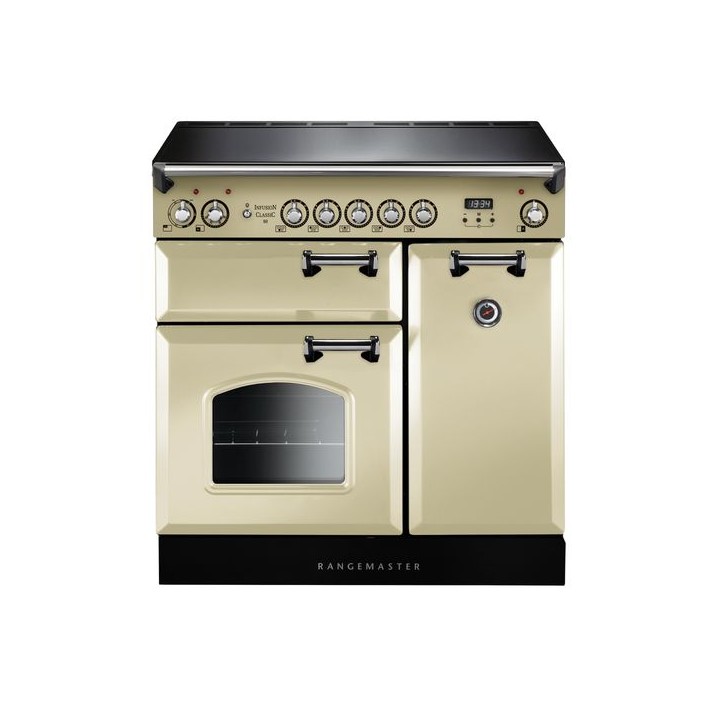 Rangemaster Classic Induction Range Cooker Cream 90cm - INC90EICR