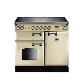 Rangemaster Classic Induction Range Cooker Cream 100cm - INC100EICR