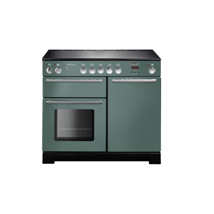 Rangemaster Classic Induction Range Cooker Mineral Green 100cm - INC100EIDMG