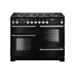 Rangemaster Infusion Dual Fuel Range Cooker 110cm Black - INF110DFFBL