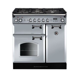 Rangemaster Classic Dual Fuel Range Cooker Royal Pearl 90cm - INC90DFFRP