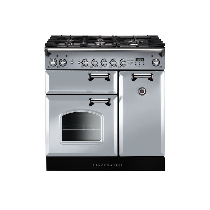 Rangemaster Classic Dual Fuel Range Cooker Royal Pearl 90cm - INC90DFFRP