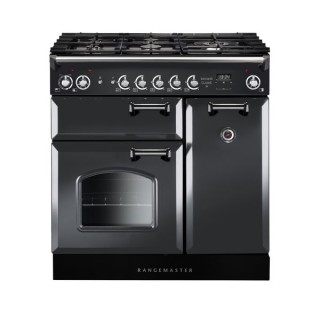 Rangemaster Classic Dual Fuel Range Cooker Slate 90cm - INC90DFFSL