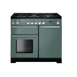 Rangemaster Infusion Dual Fuel Range Cooker Mineral Green 100cm - INF100DFFMG