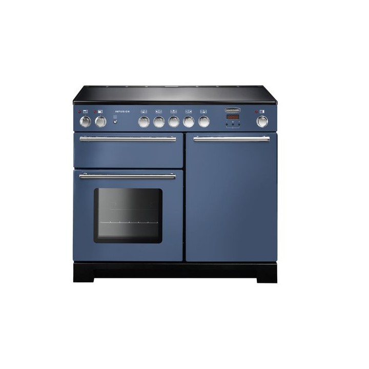 Rangemaster Infusion Induction Range Cooker Stone Blue 100cm - INF100EISB