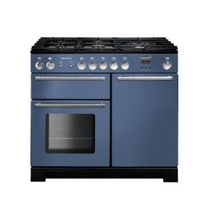 Rangemaster Infusion Dual Fuel Range Cooker Stone Blue 100cm - INF100DFFSB