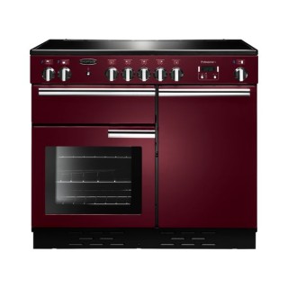 Rangemaster Professional Plus Induction Range Cooker 100cm Cranberry with Chrome Trim - PROP100EICY/C