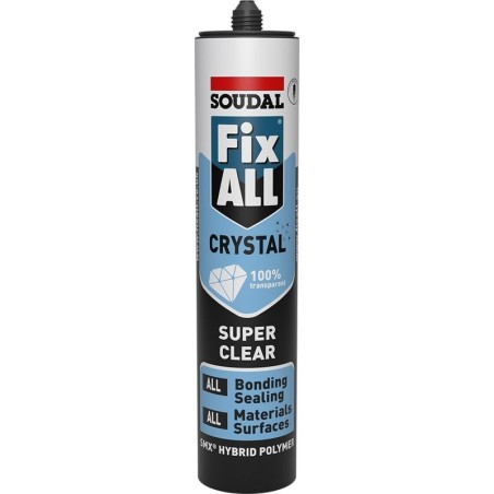 Soudal Fix All Crystal Sealant & Adhesive 290ml Clear