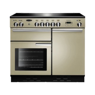 Rangemaster Professional Plus Induction Range Cooker 100cm Cream with Chrome Trim - PROP100EICR/C