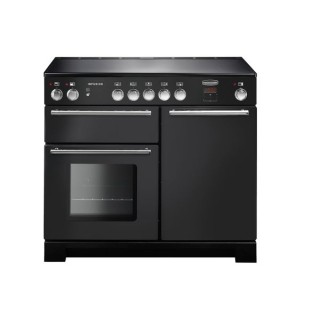 Rangemaster Infusion Induction Range Cooker Charcoal Black 100cm - INF100EICB