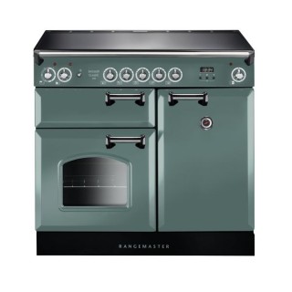 Rangemaster Infusion Induction Range Cooker Mineral Green 100cm - INF100EIMG