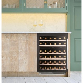 Caple Sense Twin Zone Wine Cooler Black 60cm - WI6136