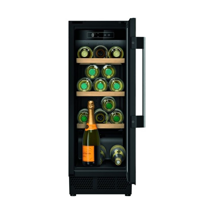 NEFF N70 Built Under Wine Cabinet Black Glass 30cm - KU9202HF0G