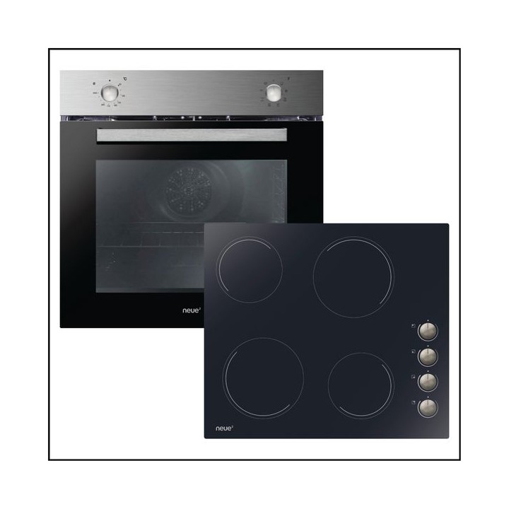 neue Single Fan Oven and Ceramic Hob Pack