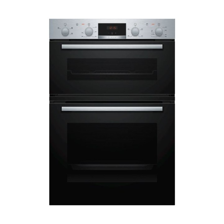 Bosch Series 2 Built in Double Oven with LED Display 96cm Stainless Steel - MHA133BR0B