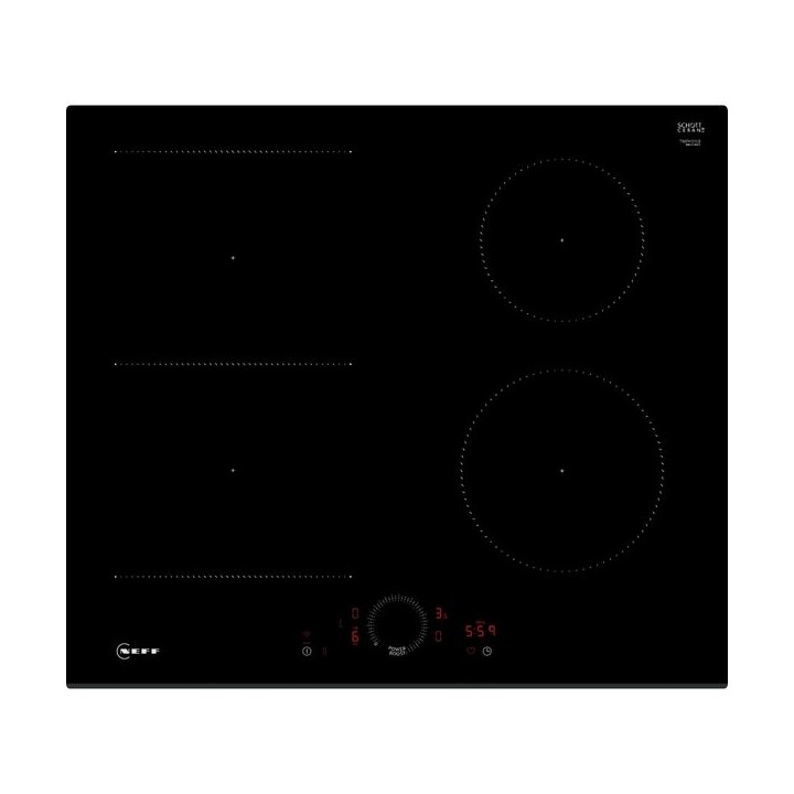 NEFF N70 Home Connect Twist Touch Combi Induction Hob Black Glass 60cm - T56FHS1L0