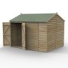 4LIFE Reverse Apex Shed 10 x 8 - Double Door - No Windows Installation