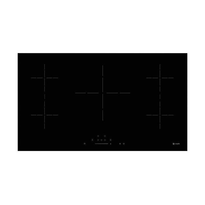 Caple C897I Five Zone Frameless Induction Hob with Slider Touch Control Black