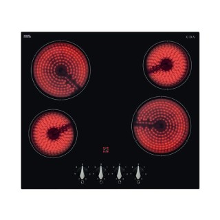 CDA HC6312FR 4 Zone Ceramic Hob with Front Controls