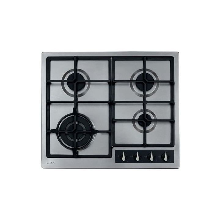 CDA HG6351SS 4 Burner Gas Hob Stainless Steel