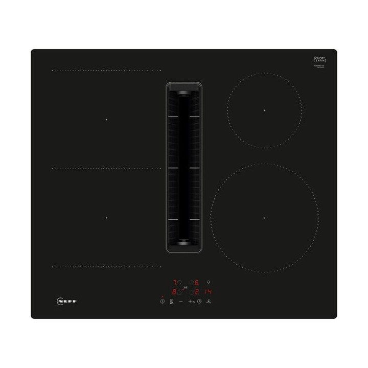 NEFF N50 Venting Hob with Touch Control Black Glass 60cm - V56NBS1L0