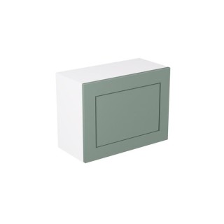 Flatpack 600 Single Extractor Wall Kitchen Cabinet Shaker Ultra Matt Sage Green