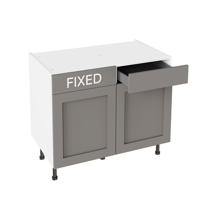 Flatpack 1000 Drawerline Base Cabinet Shaker Ultra Matt Dust Grey