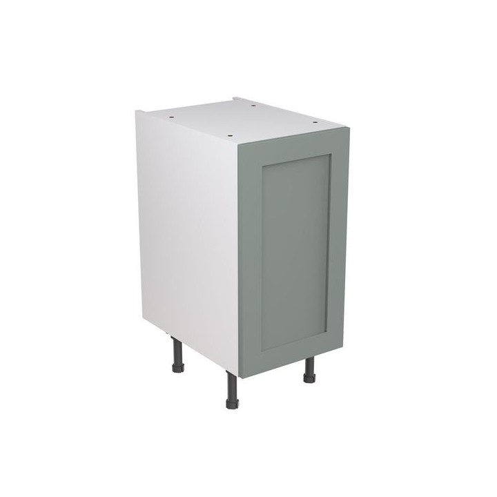 Flatpack 400 Base Kitchen Cabinet Shaker Ultra Matt Sage Green