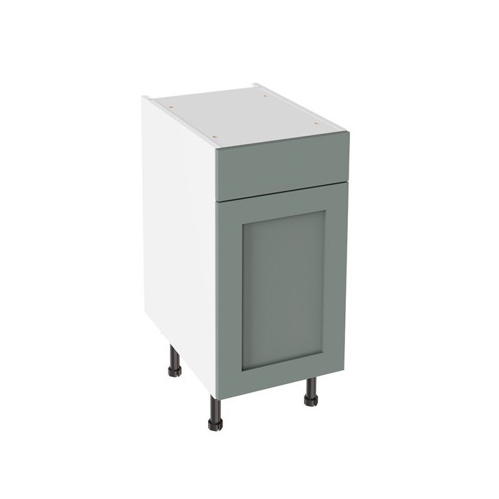Flatpack 400 Drawerline Base Cabinet Shaker Ultra Matt Sage Green