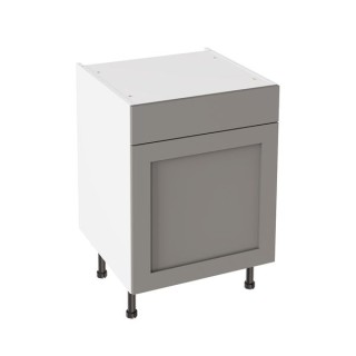 Flatpack 600 Drawerline Base Cabinet Shaker Ultra Matt Dust Grey