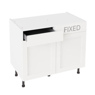 Flatpack 1000 Drawerline Base Cabinet Shaker Ultra Matt White