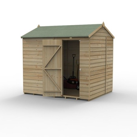 Beckwood 8x6 Reverse Apex Shed No WindowsInstalled