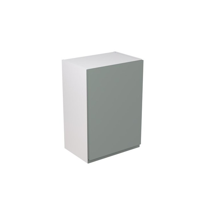 Flatpack 500 Wall Kitchen Cabinet J-Pull Ultra Matt Sage Green
