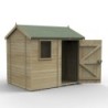 Timberdale 8 x 6 Reverse Apex Shed - Installed