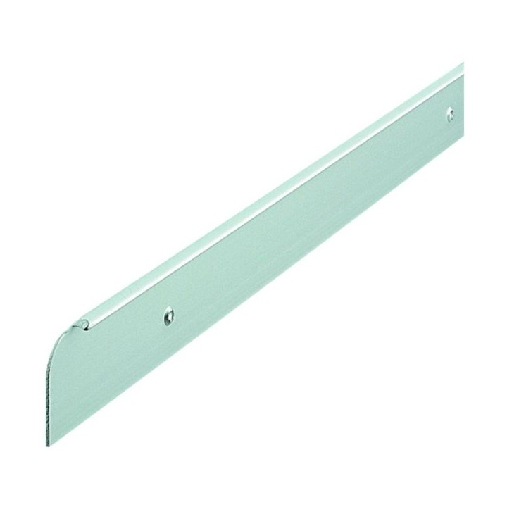 Silver Worktop Aluminium End Trim 630mm E30SLP
