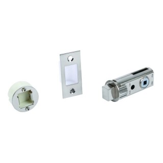 Union Fastlatch Round Bathroom Bolt Polished Chrome 2.5 in 60mm 911.22.835