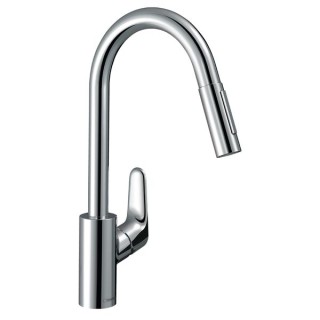 Hansgrohe Focus M41 Single lever kitchen mixer 240 with pull-out spray