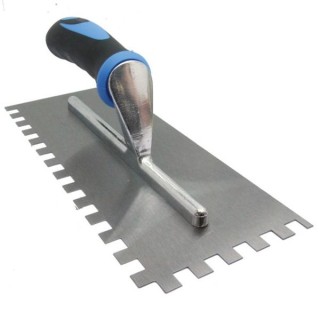 Genesis 909 10 x 10mm Soft Grip Square Notch Trowel 280 x 130mm