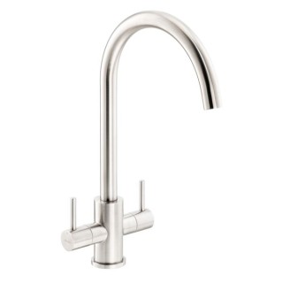 Abode AT2177 Focal Monobloc Kitchen Mixer Tap Stainless Steel