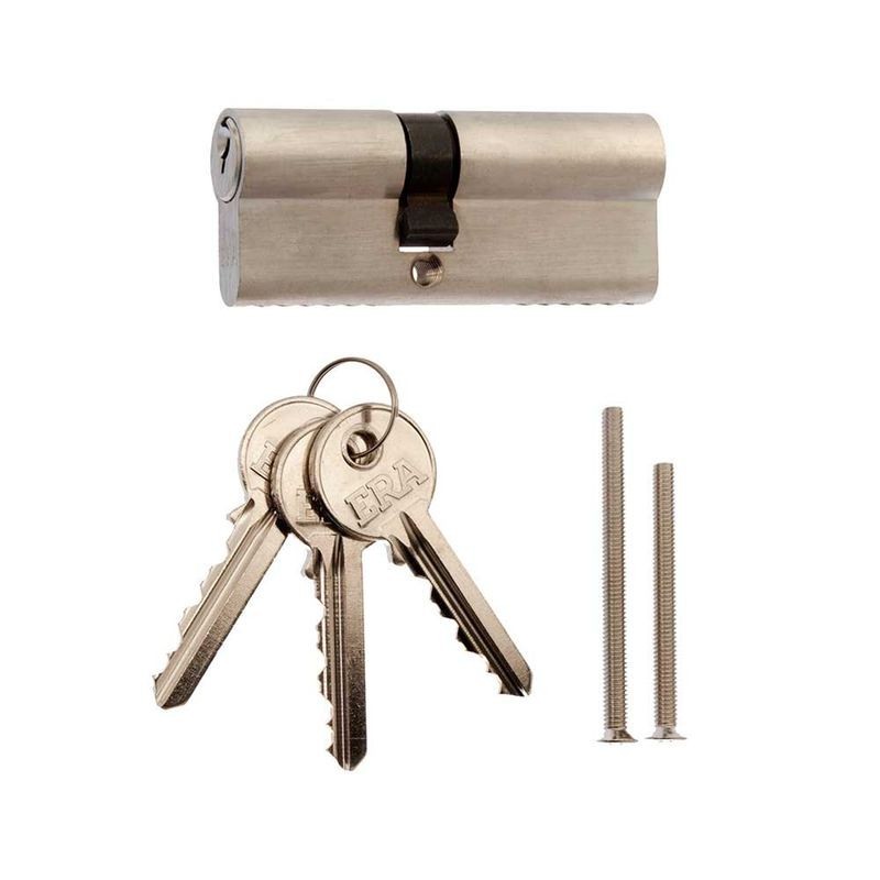 ERA 6 Pin Euro Double Cylinder with 3 Keys 45 45