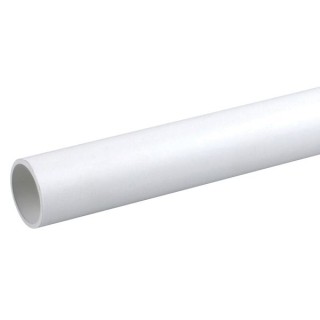 Wavin OsmaWeld plain ended pipe 50mm white 3m
